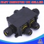 5 Way IP68 Outdoor Waterproof Junction Box Black 24A 450VAC T60 Enclosure Case Box Shell