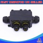 5 Way IP68 Outdoor Waterproof Junction Box Black 24A 450VAC T60 Enclosure Case Box Shell