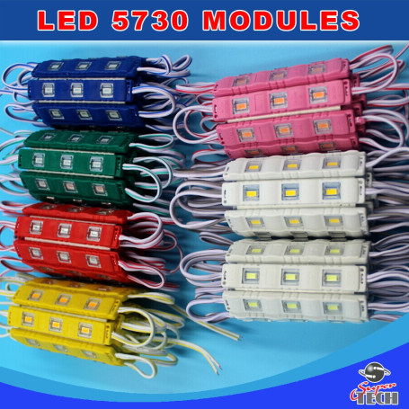 200 X 3 LED 5730 SMD Module Cool White 12V Waterproof Light Signfront shop letter