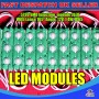 20 x 3 LED Green 5730 SMD Injection Module With Lense  IP65 LED Strip Light