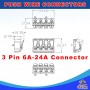 10 x 4 WAYS Quick Push Wire Cable Connector Wiring Terminal Block For Led Lighting 24A 220V