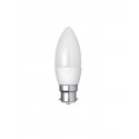 5W B22 LED Candle Bulb 6000K AC85-265V, PBT + Aluminum