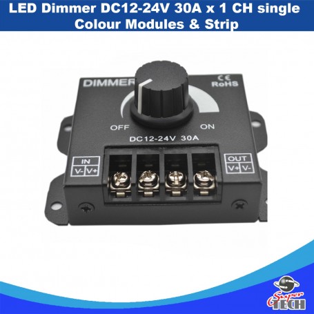 LED Dimmer Switch DC12-24V 6A x1 CH