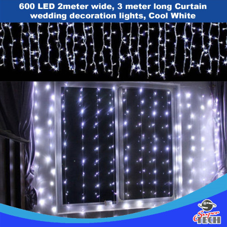 600 LED 2x3 meter Curtain wedding decoration lights