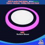 16W & 24W 3 Mode Dual Colour White/Blue Round Surface Mount Ceiling Led Panel