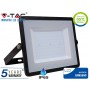 100W SMD Slimline FLOODLIGHT WITH SAMSUNG CHIP Cool White BLACK BODY 800 Watt Alternative