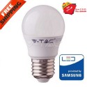 Pack of 10 7W VTAC E27 G45 Golf Led Bulb Lamp Bulb with Samsung Chip 6400K 600Lm