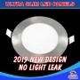 6W Silver Round LED Recessed Ceiling Panel Cool White