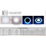 6/9/16&24W 3 mode Dual Colour White/Blue Round Recessed Ceiling Slim Led Panel