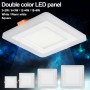 6W 3 Mode Dual Colour Round Surface Mount Ceiling Slim Led Panel