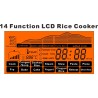 15 Function Touch Control LCD I-Cook Magic Chef Deluxe Multi function Cooker
