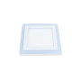 24W 3 Mode Dual Colour Square Recessed Slim Led Ceiling Panel White Blue