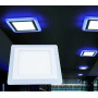 24W 3 Mode Dual Colour Square Recessed Slim Led Ceiling Panel White Blue