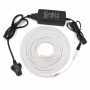 5M 12V SMD2835 6x12mm Silicon LED Flexible Neon Light Strip with 5A Power Supply