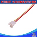 10mm 3 pins strip to wire connector with solid lock design for led strip
