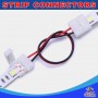 10mm 2 pins strip to strip with 15cm wire IP20 snap led strip connector
